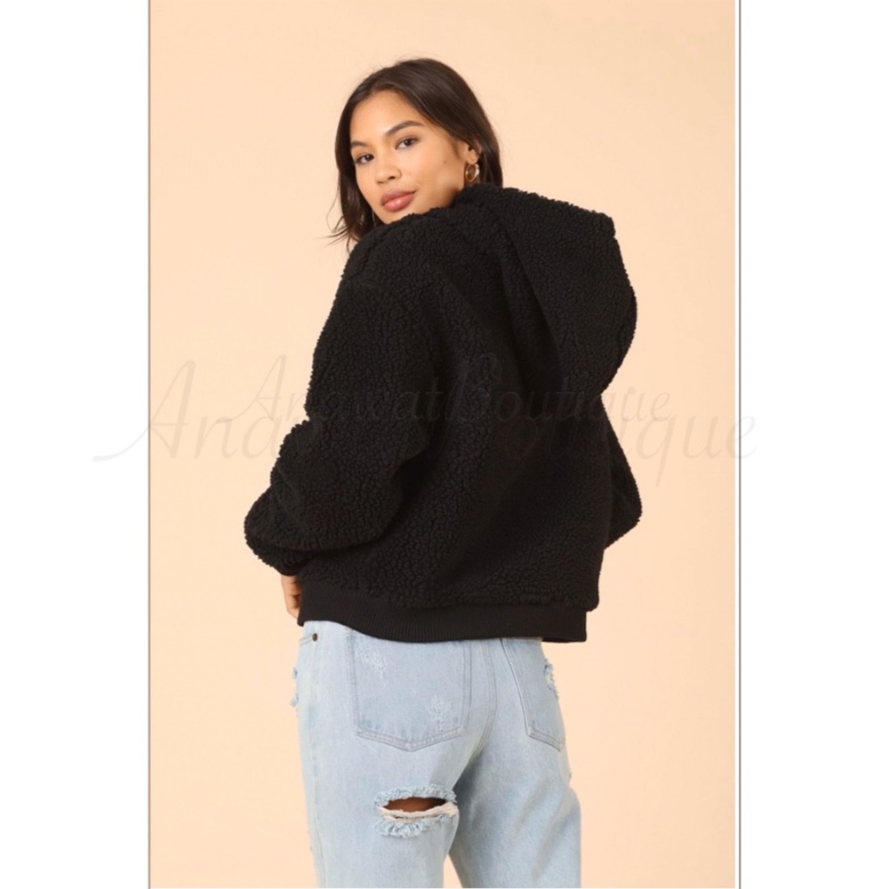 Gracie Sherpa Pullover Hoodie - Picture 4 of 8
